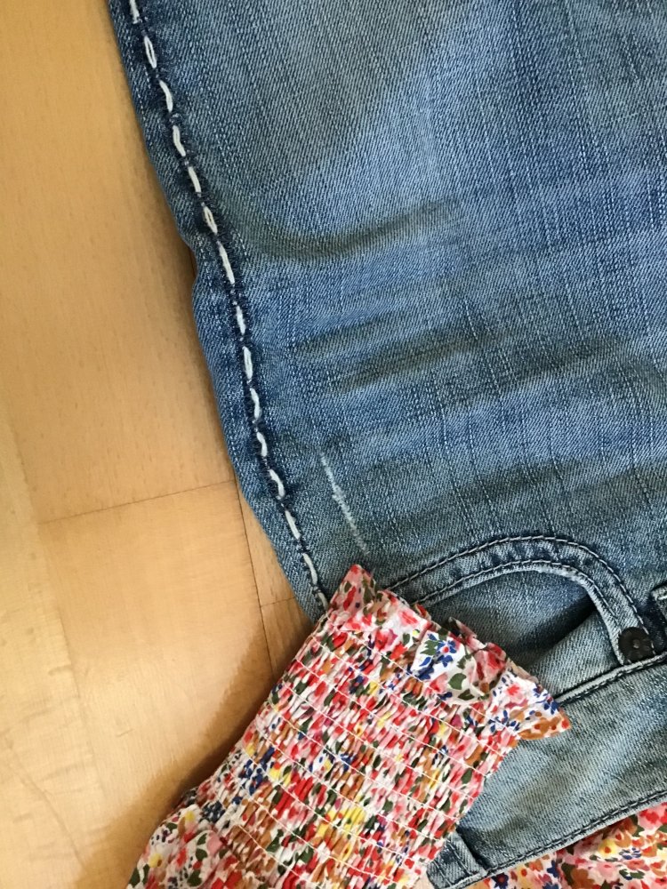 Jeans, wide leg von 1921 mit auffälligen Nähten