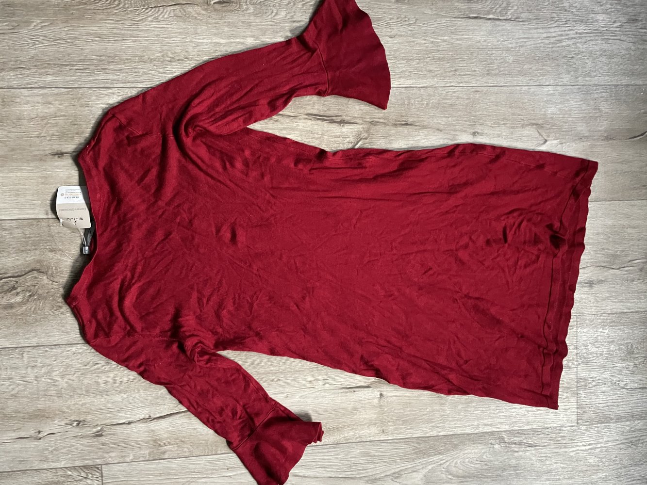 Rotes Kleid, Strickkleid neu