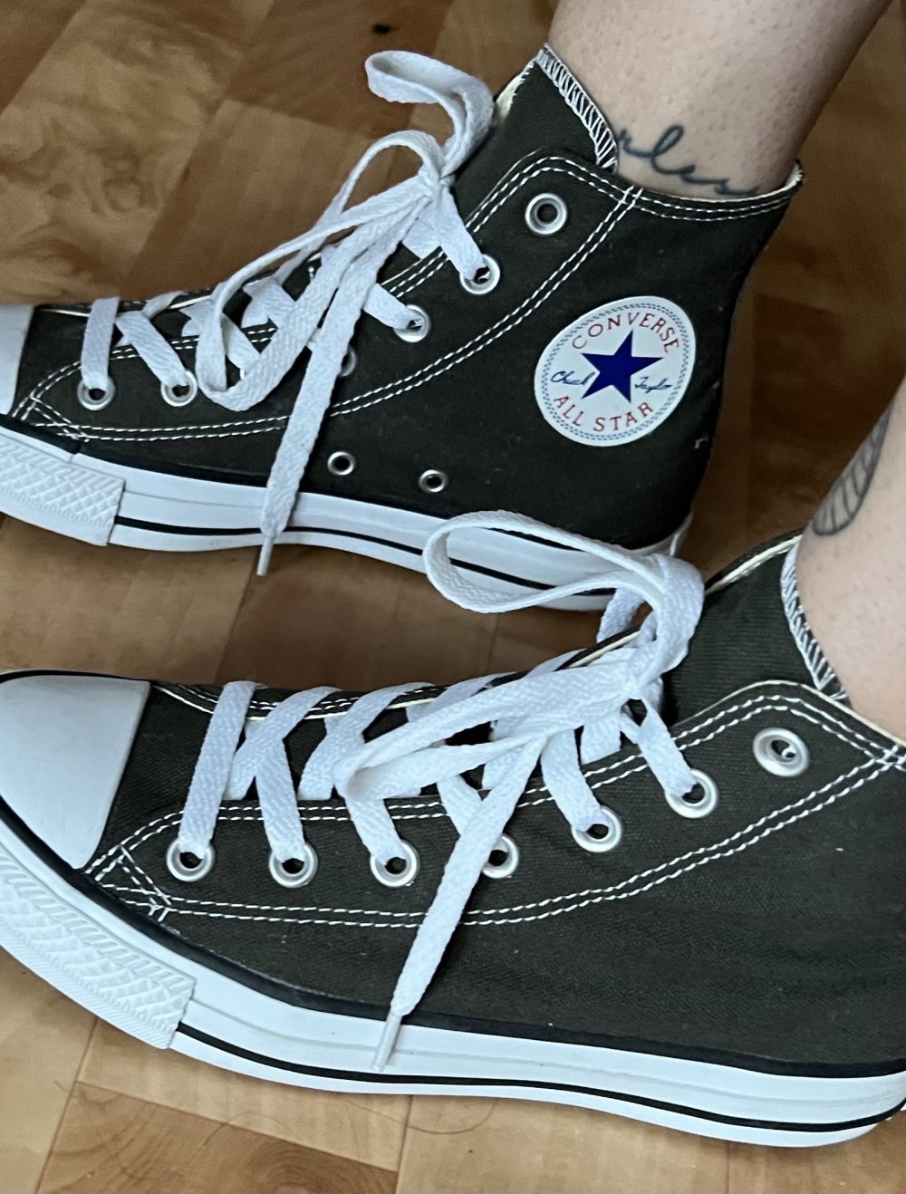 Converse in Khaki