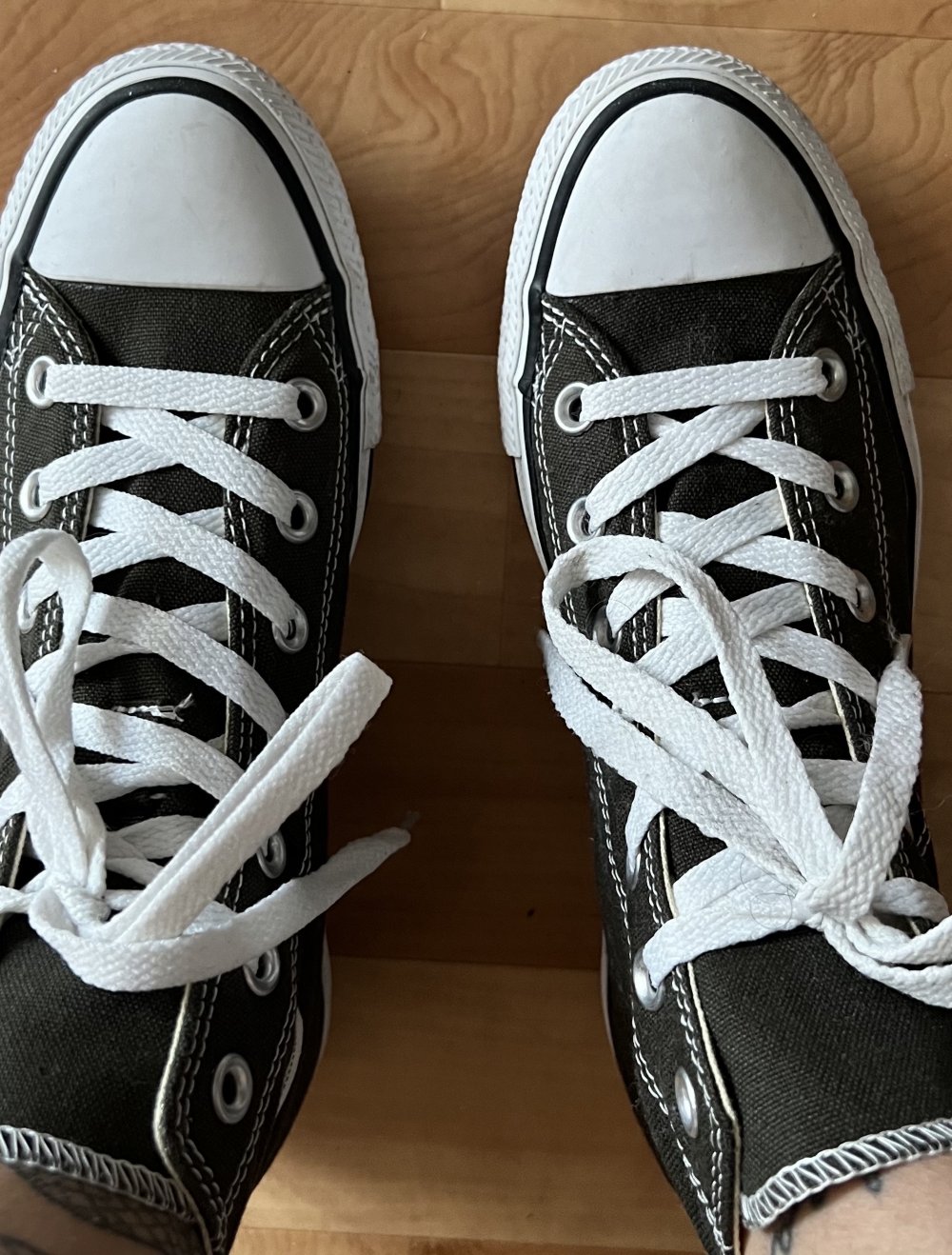 Converse in Khaki