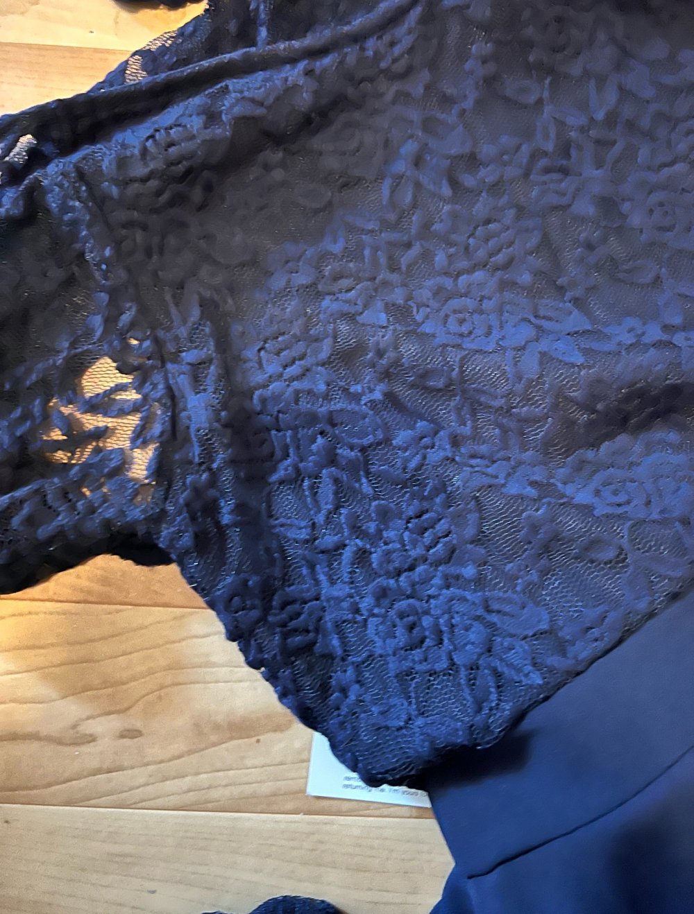 Abendkleid bodenlang in dunkelblau
