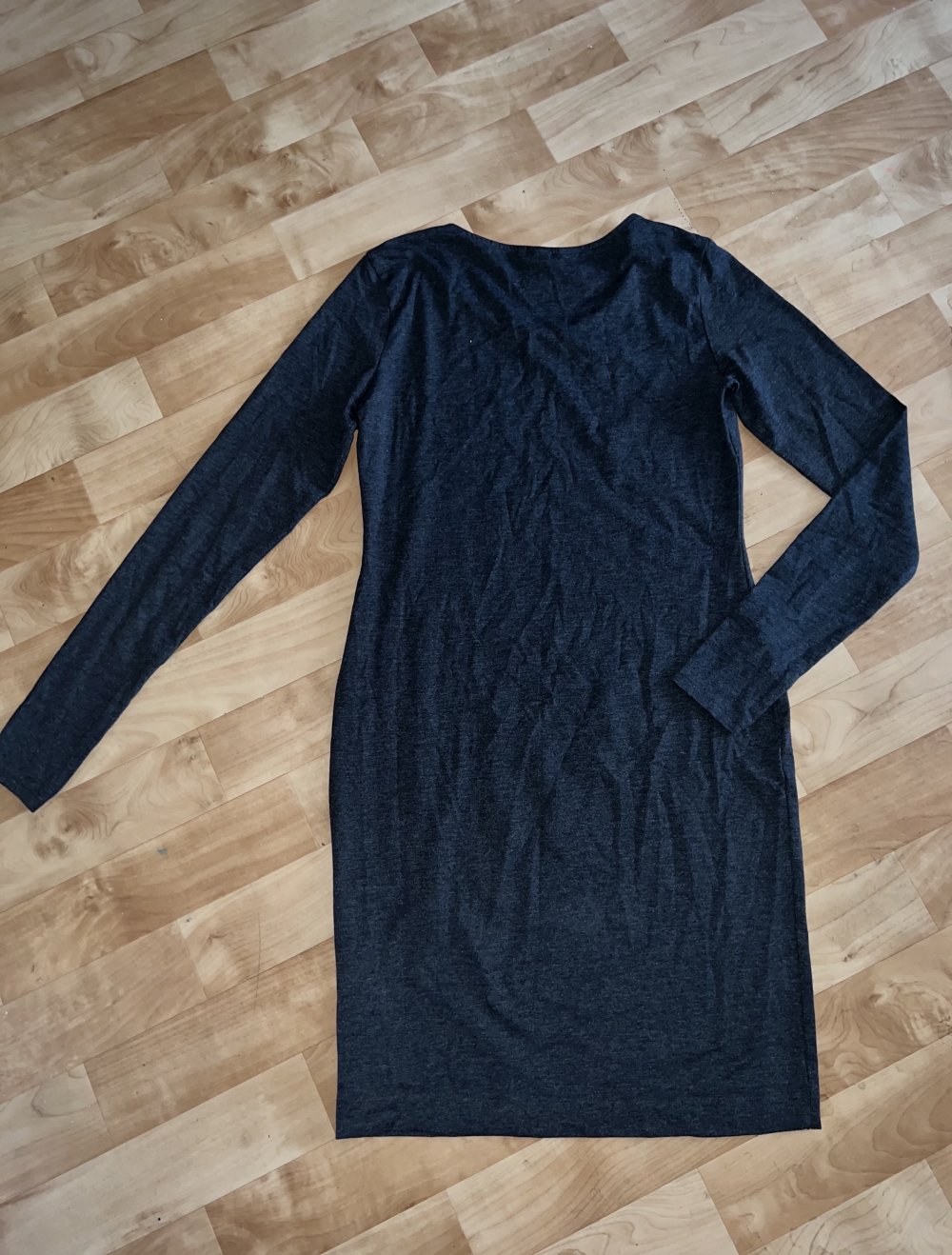 Jersey Kleid in dunkelgrau