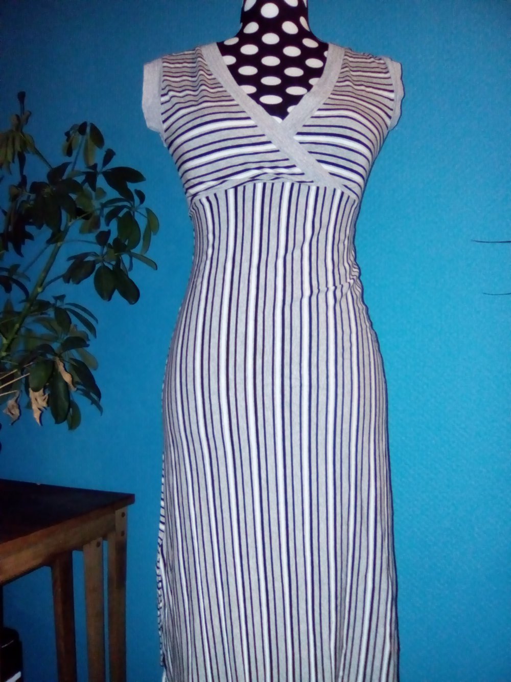 Kleid mit Streifen Größe 38