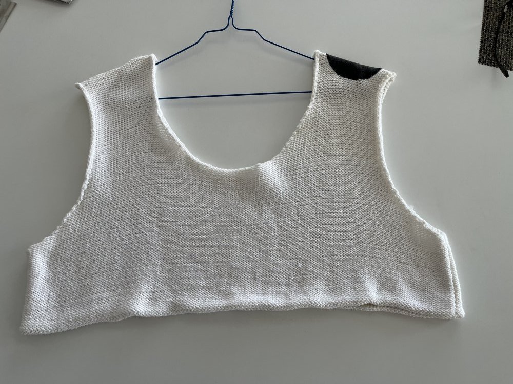 Weißes Top
