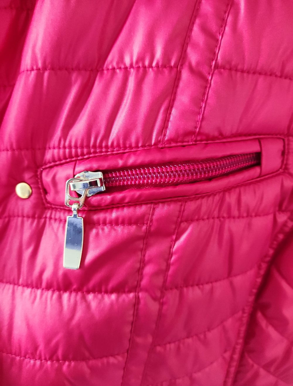 Clarina Collection pinkrote Weste Grösse 46