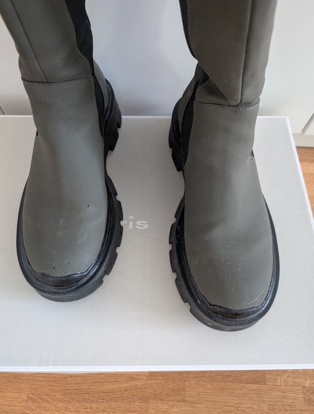 Tamaris Combat Stiefel 40 oliv