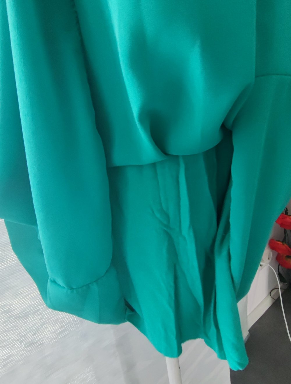 Grünes Cocktailkleid 38
