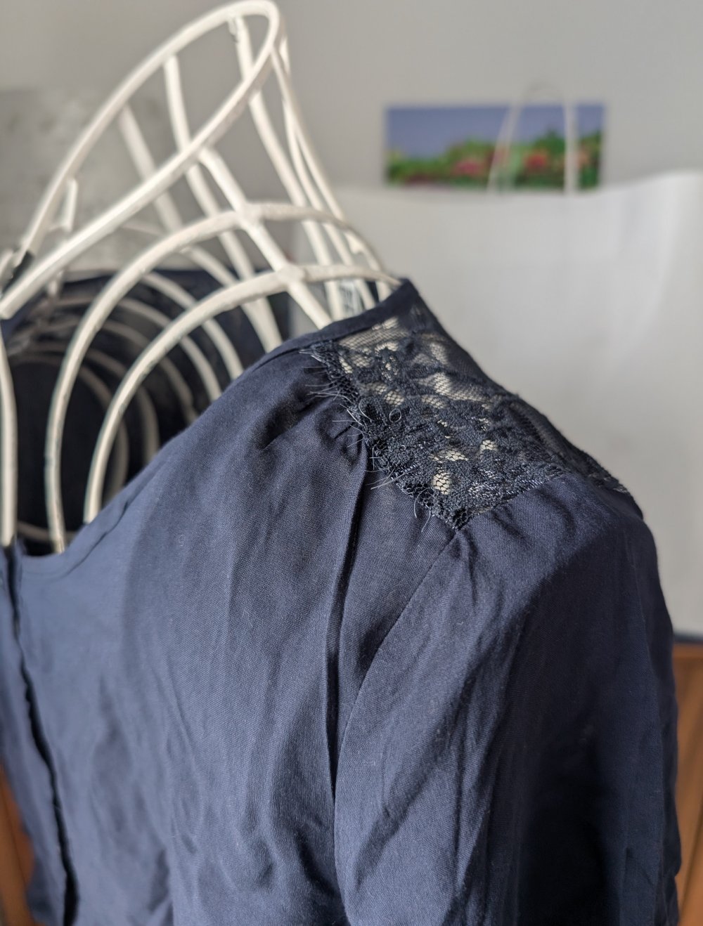 blaues Blusenshirt Vero Moda S