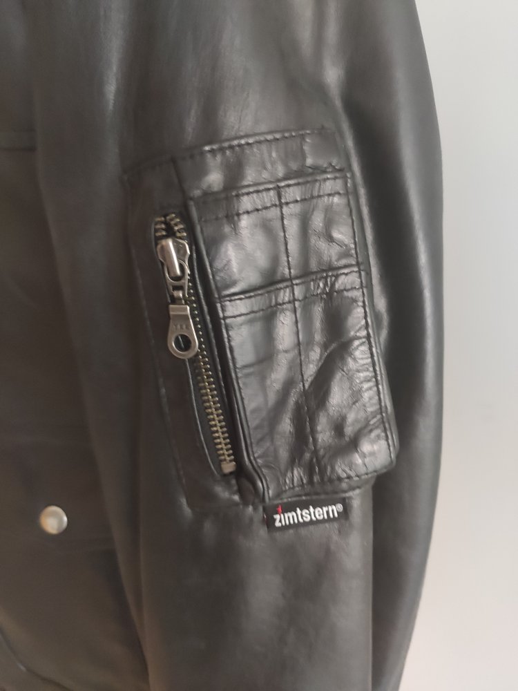 Echtlederjacke Zimtstern M 