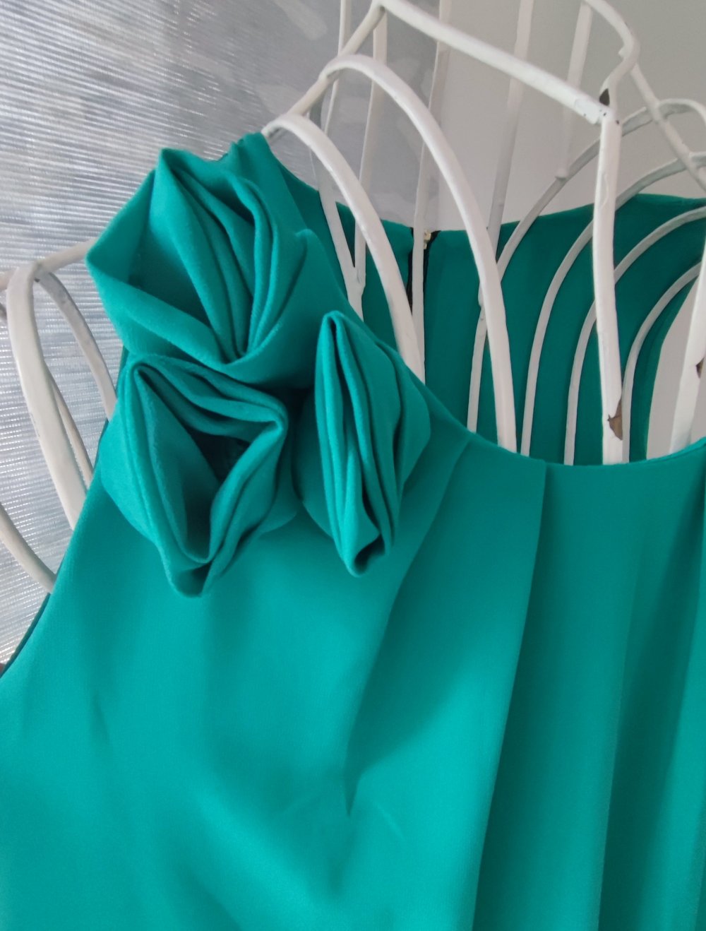 Grünes Cocktailkleid 38