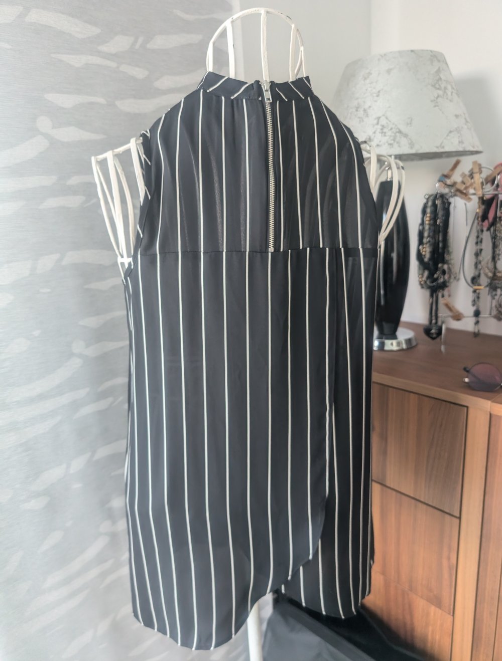 gestreiftes Turtleneck 38 Top