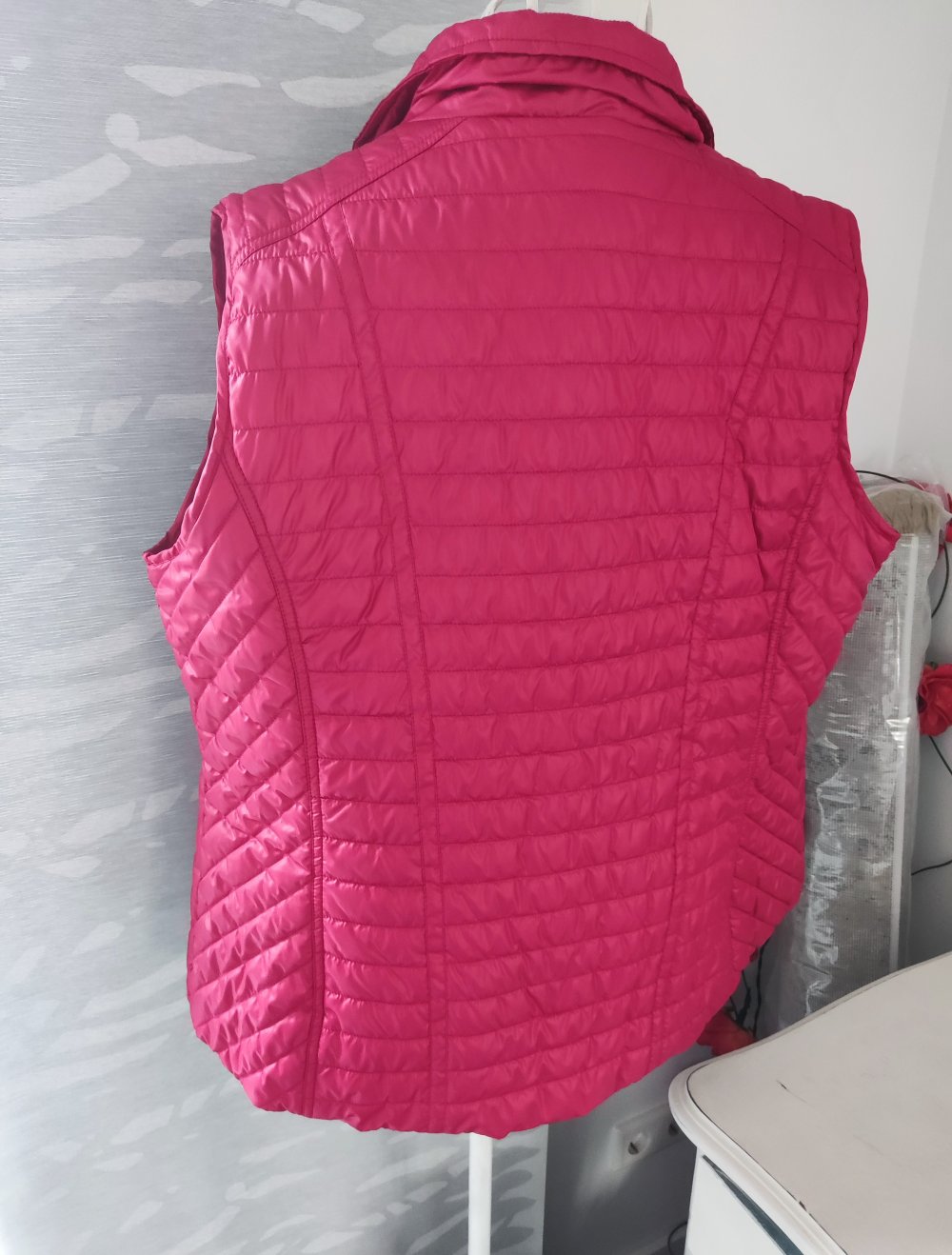 Clarina Collection pinkrote Weste Grösse 46