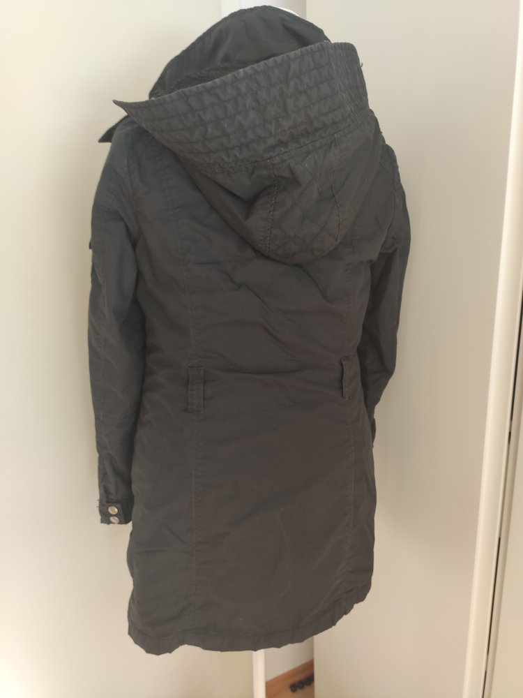 Dunkler Parka H&M 