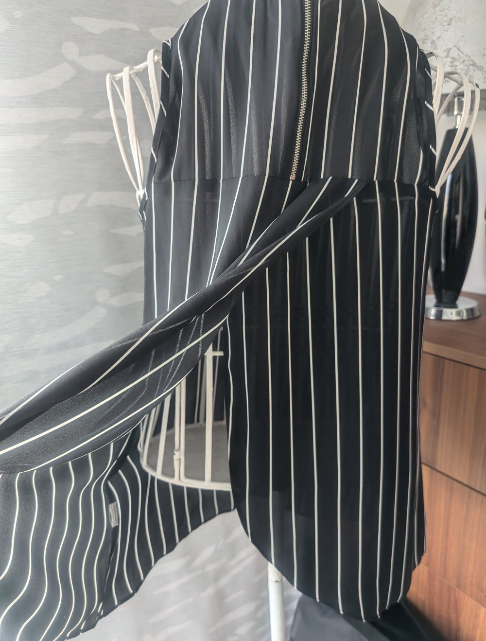 gestreiftes Turtleneck 38 Top