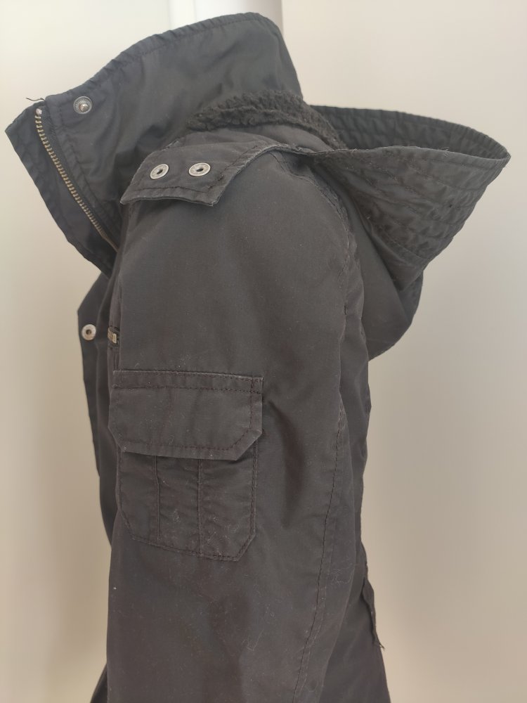 Dunkler Parka H&M 