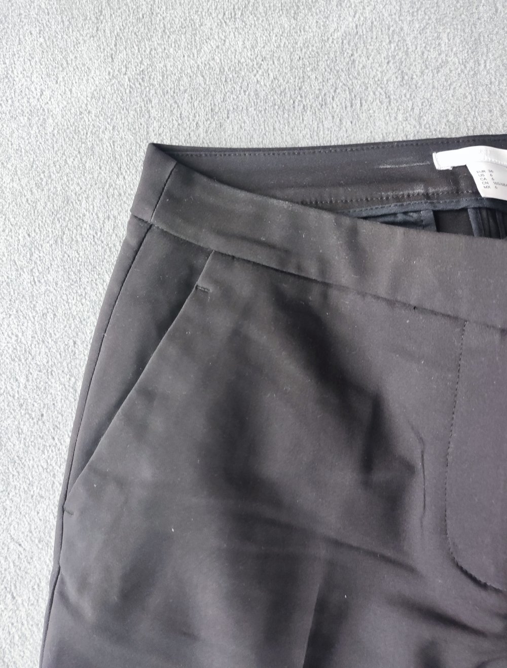 Schwarze Stoffhose von H&M 36