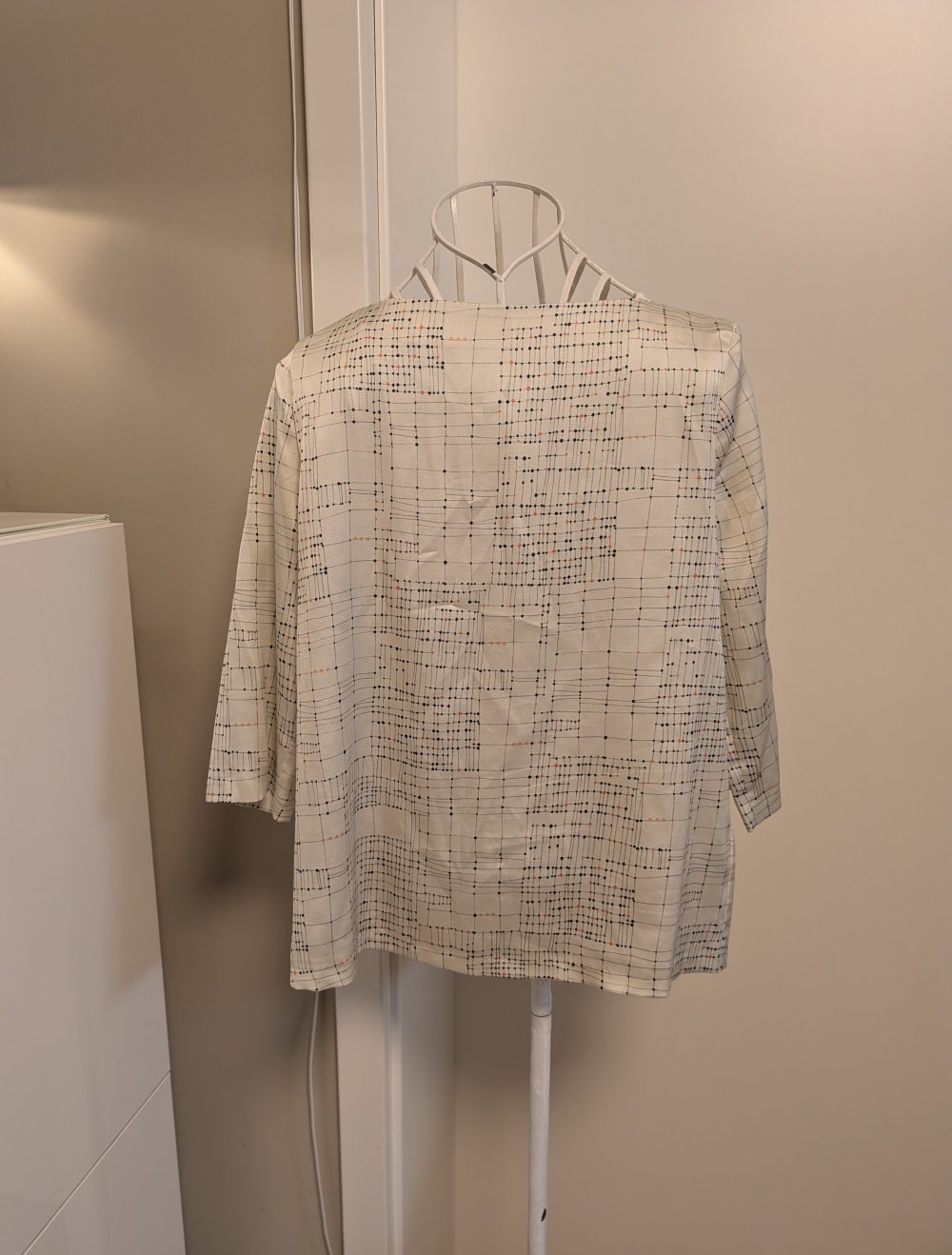 helle glänzende Espritbluse 40