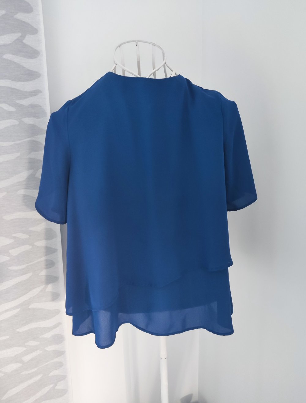 Blaues Blusentop von Mango S