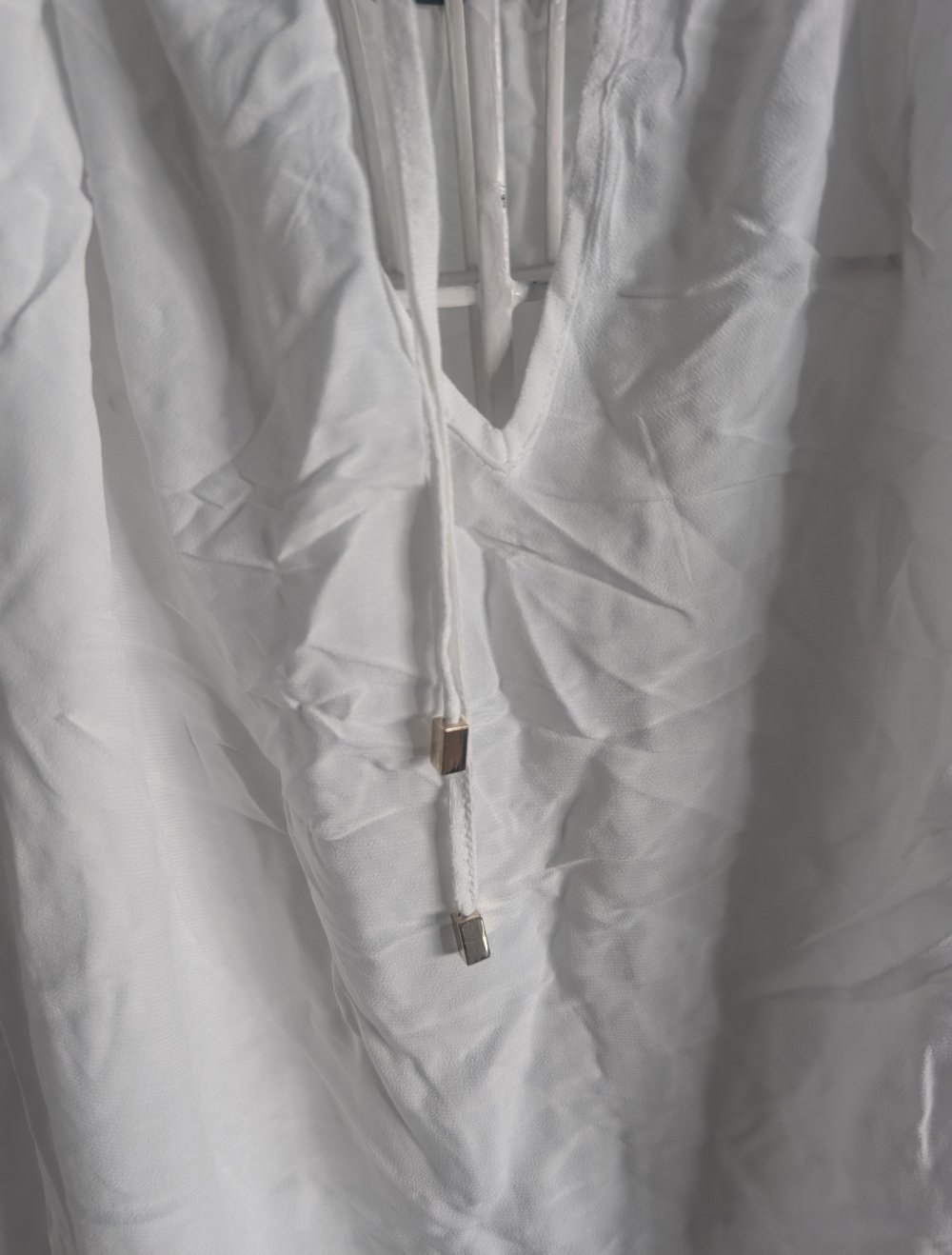 weisses Viskose-Shirt Hallhuber 38