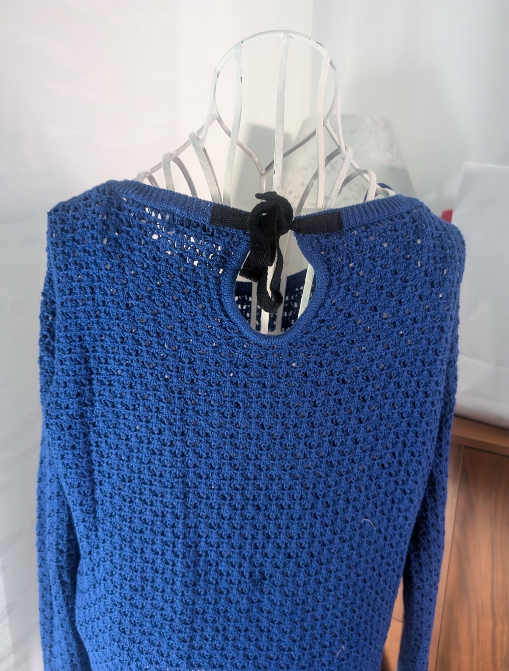 blauer Strickpullover Yessica M/L