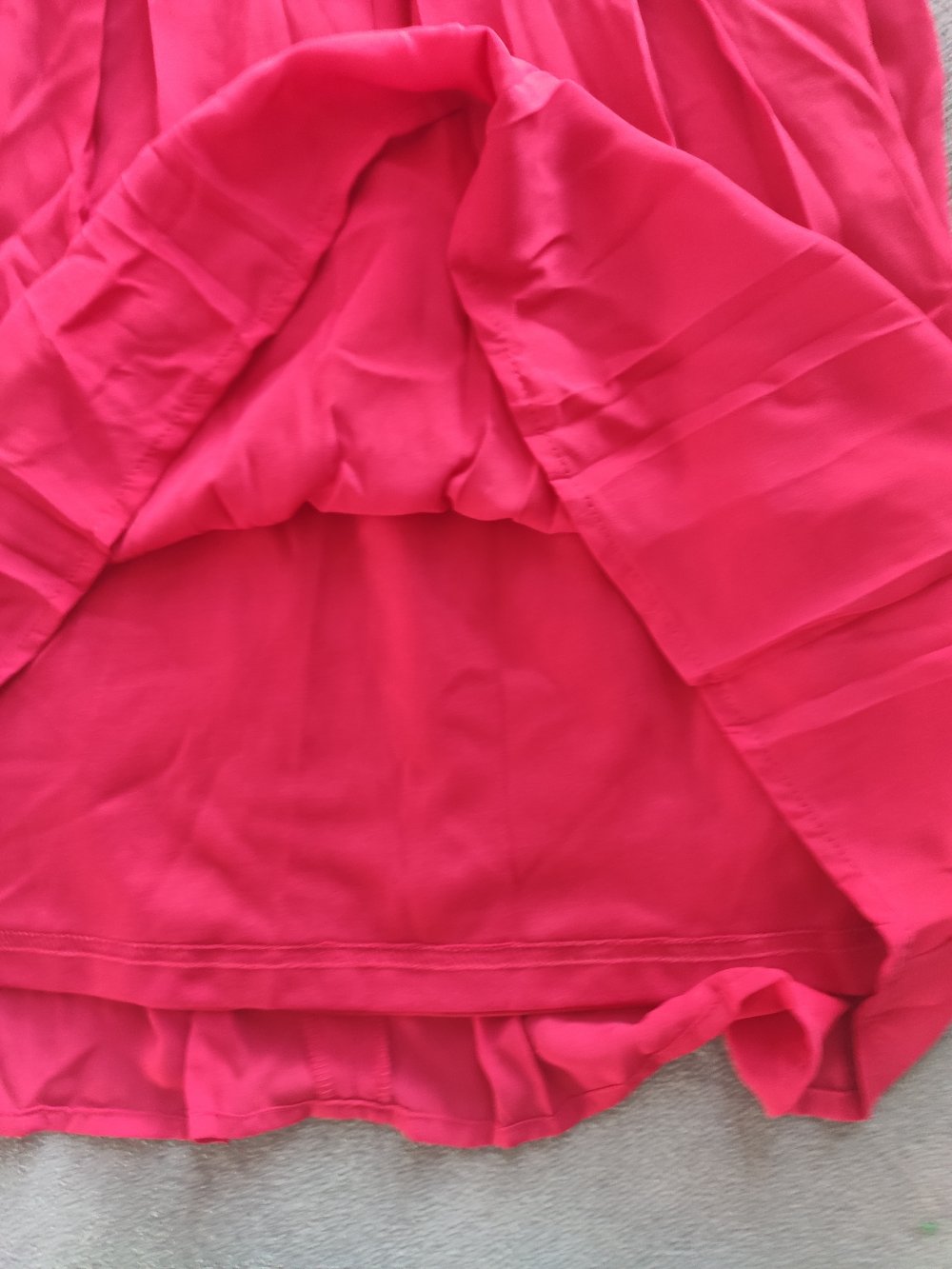 Rotes Kleid 34 Wickeloptik 