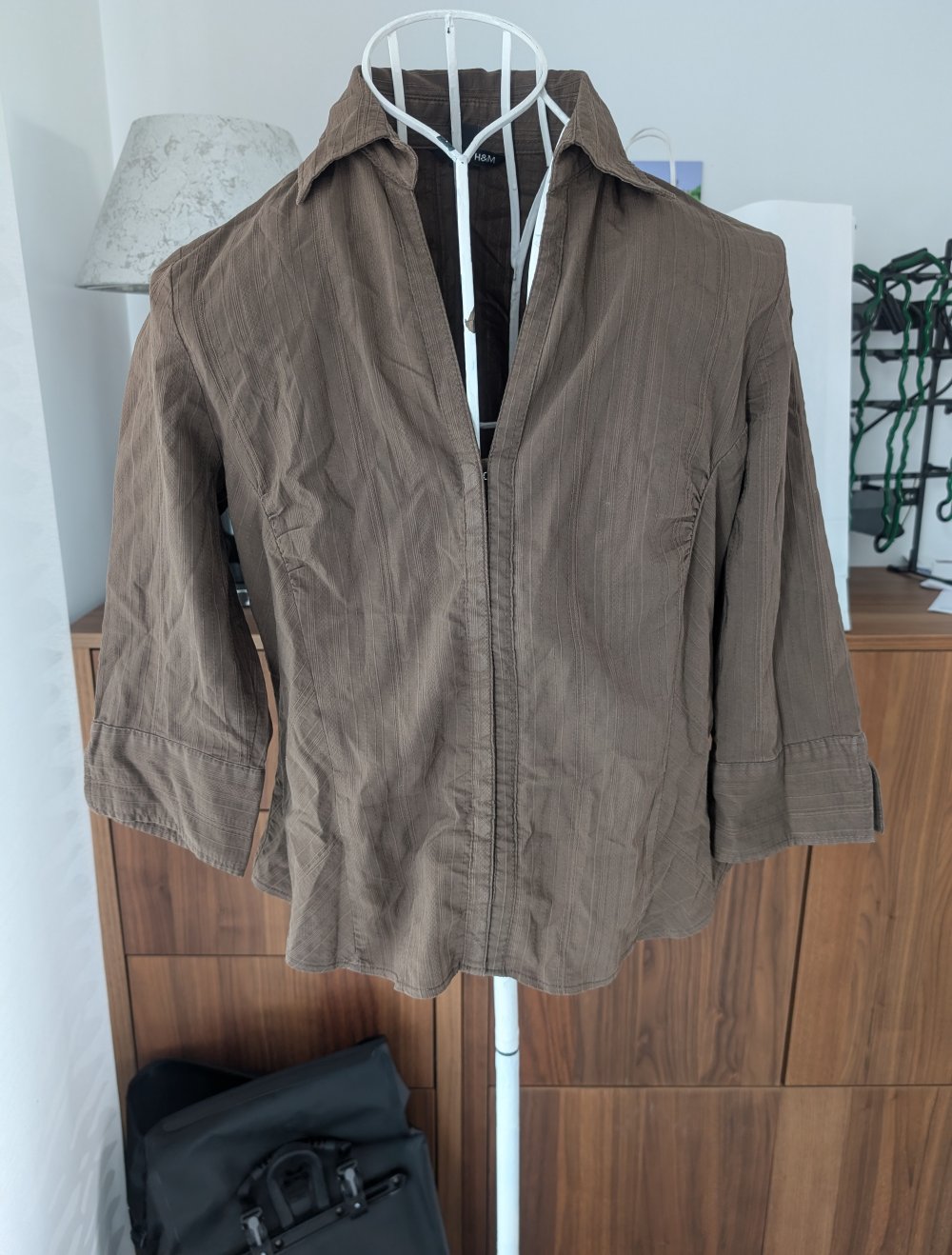 hellbraune H&M Bluse 42