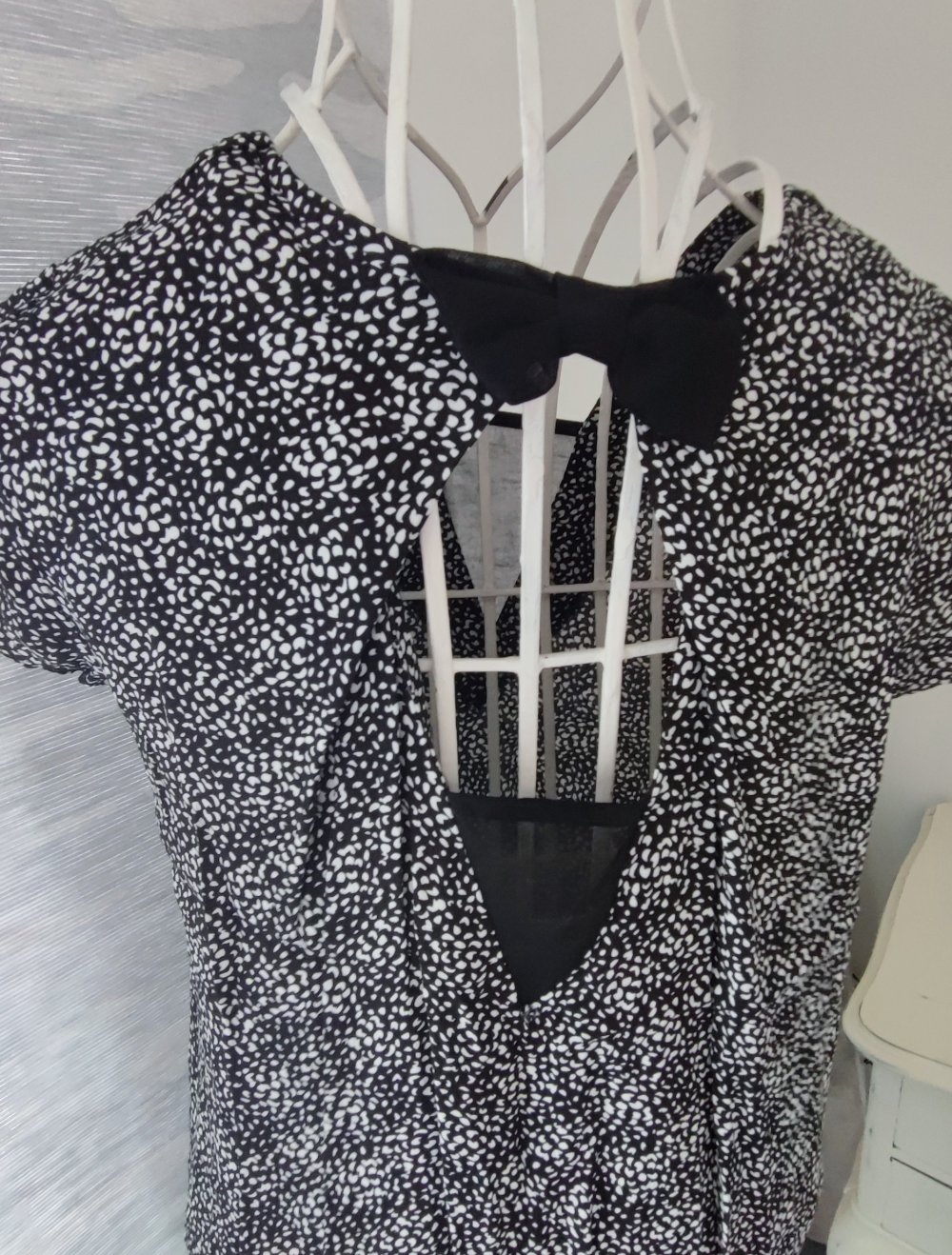 Sommerkleid Promod schwarz weiss 38