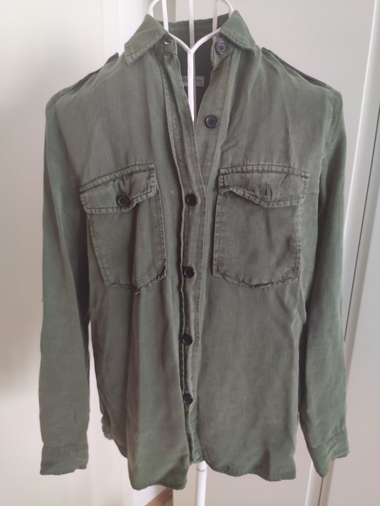 Grüne Bluse Zara s