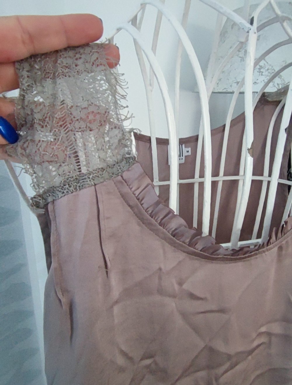 Satin Top M Saint Tropez