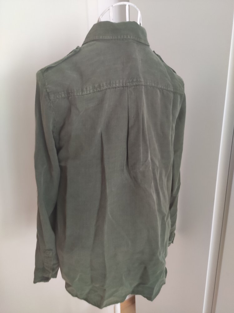 Grüne Bluse Zara s