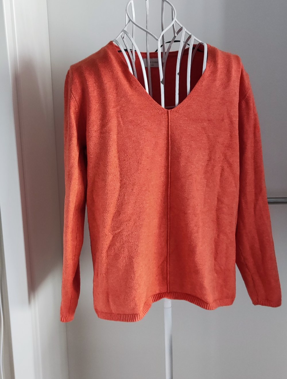 oranger Pullover von Freequent Large