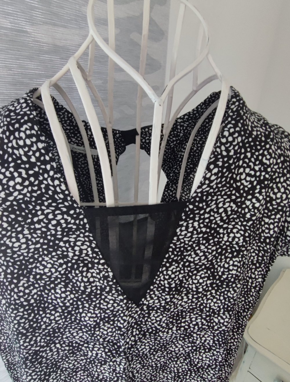 Sommerkleid Promod schwarz weiss 38
