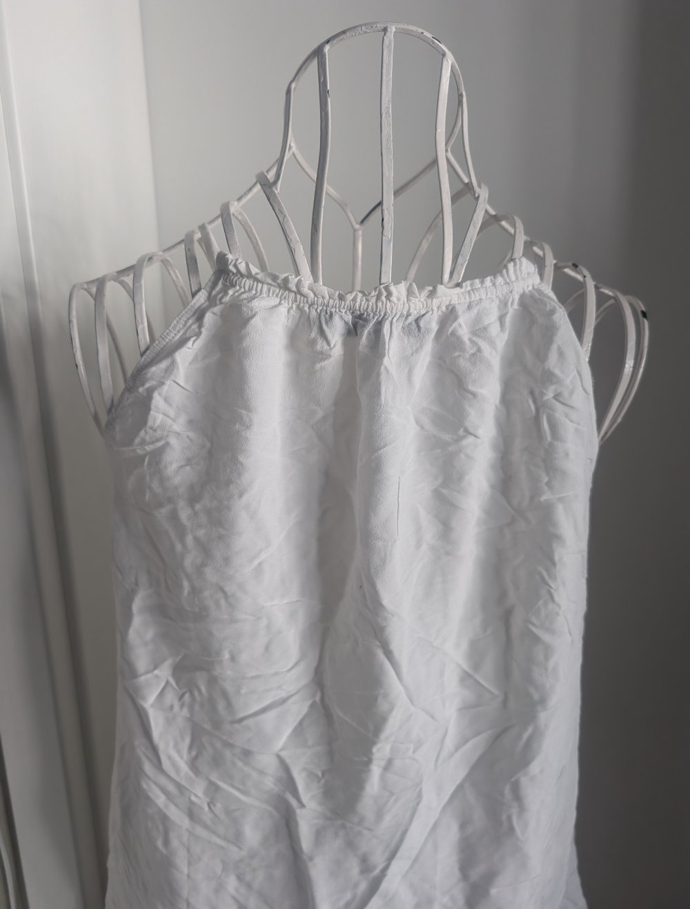 weisses Viskose-Shirt Hallhuber 38