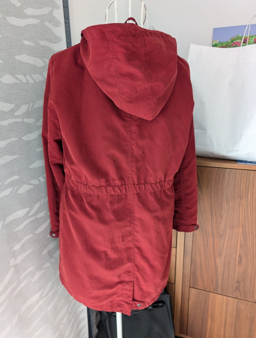 Rote Sommerjacke Only Dust L
