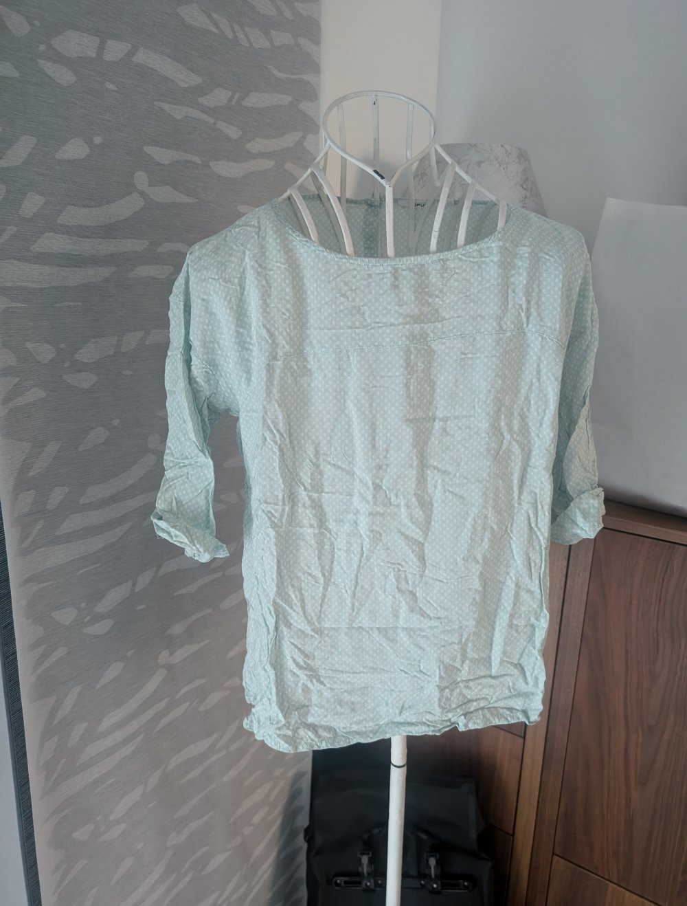 Opus Viskose Shirt 38 Pünktchen Hi