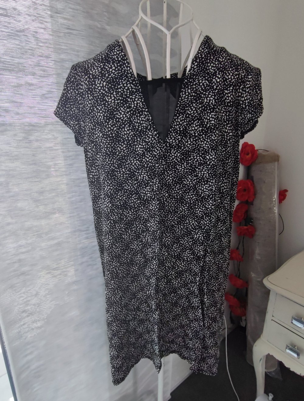 Sommerkleid Promod schwarz weiss 38
