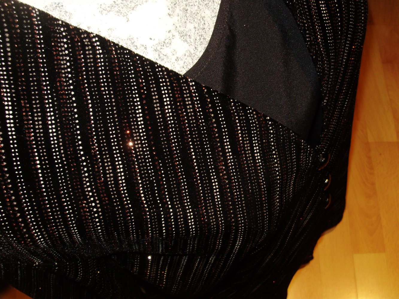 Set festlich Top + Glitzerjacke 38/40 passend
