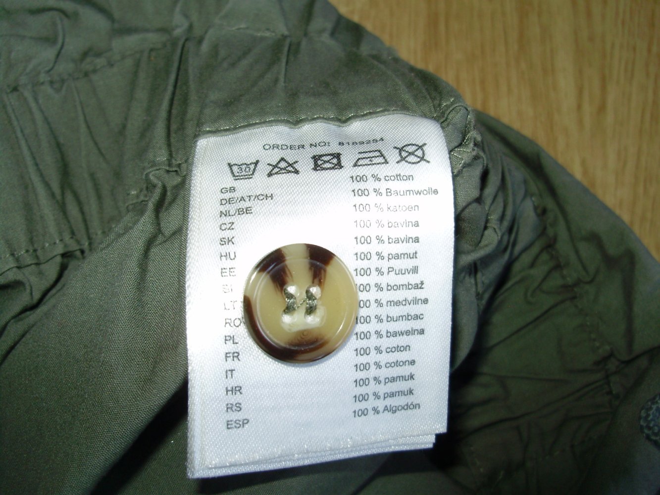 Everme Overall khaki 100% Baumwolle Gr 40