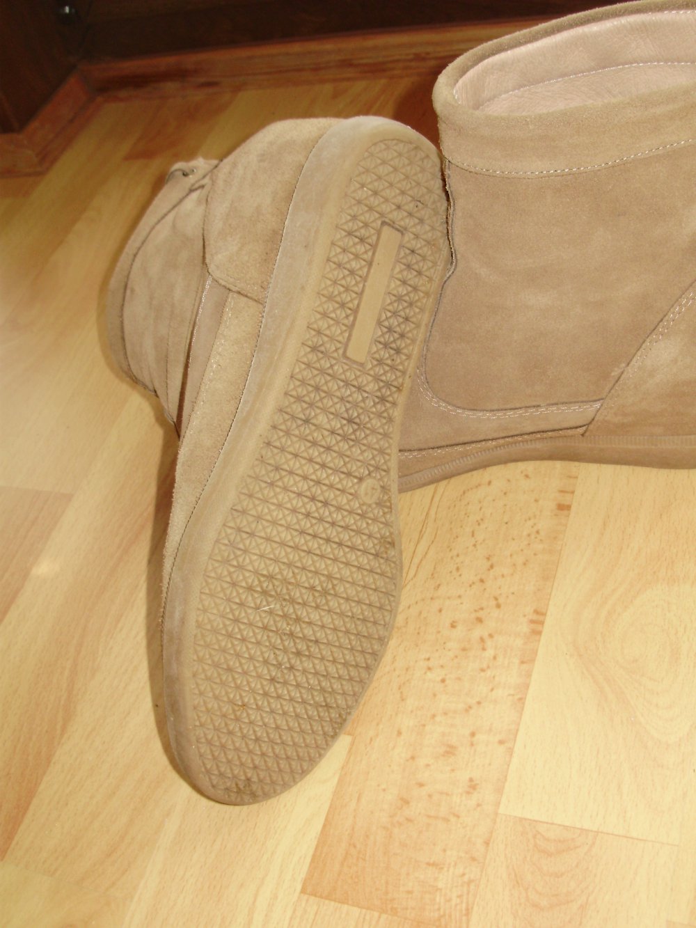 KMB Schuhe braun hell integrierter Absatz Gr 41 wie neu