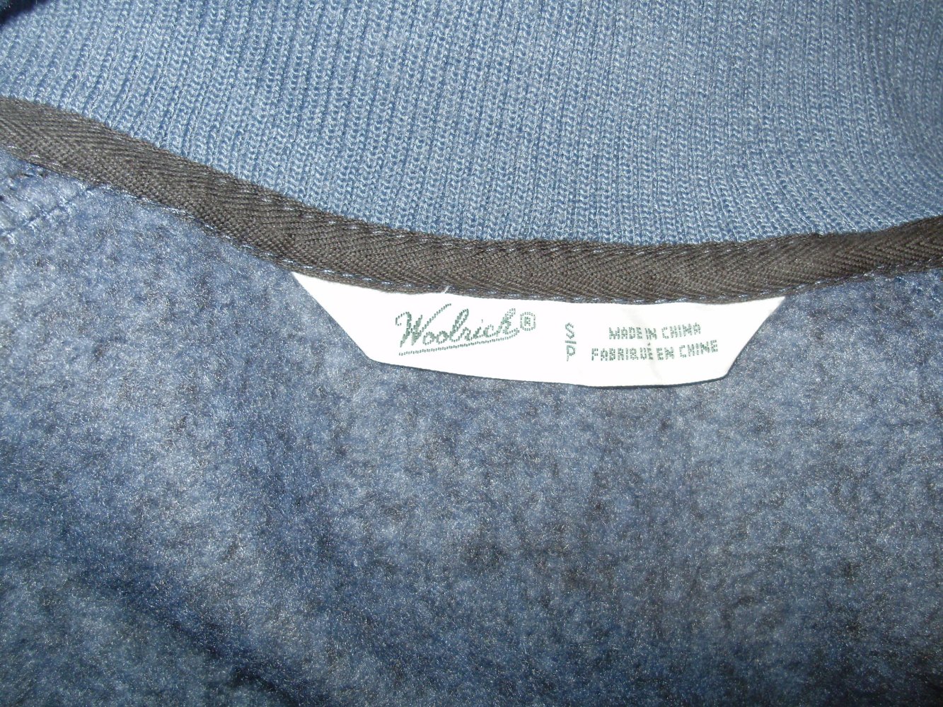 Woolrich Jacke blau meliert S M