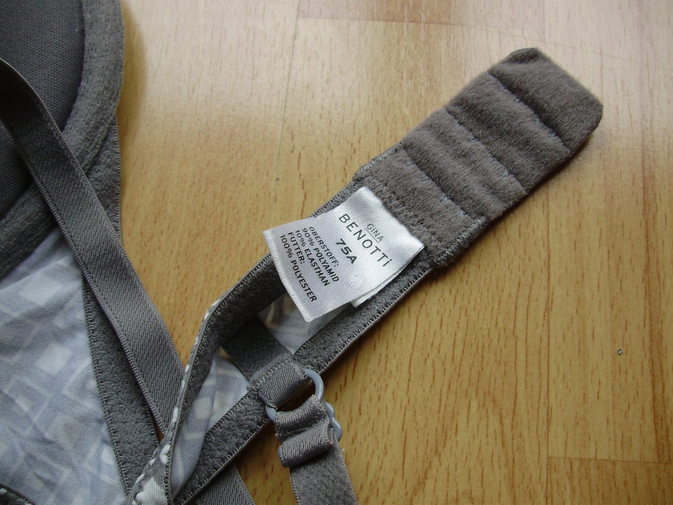 Gina Benotti BH grau Karos 75A wie neu