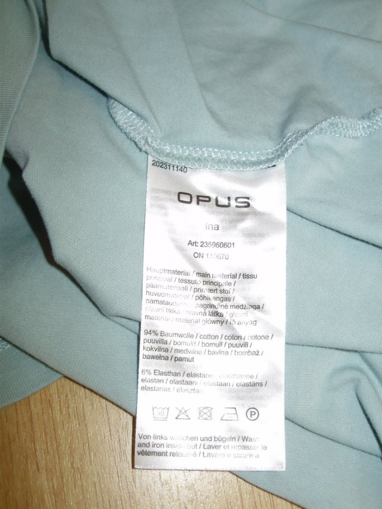 Opus Top Salbei hell daily basic Shaped 38