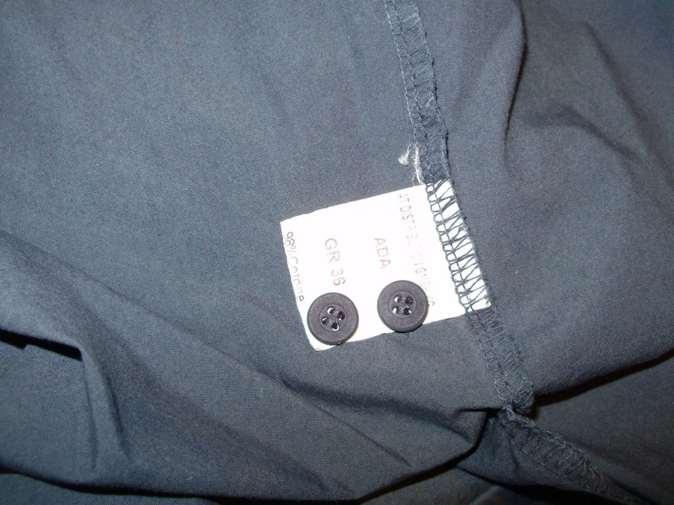 another Kleid blau ausgestellt Hemdblusenstil S
