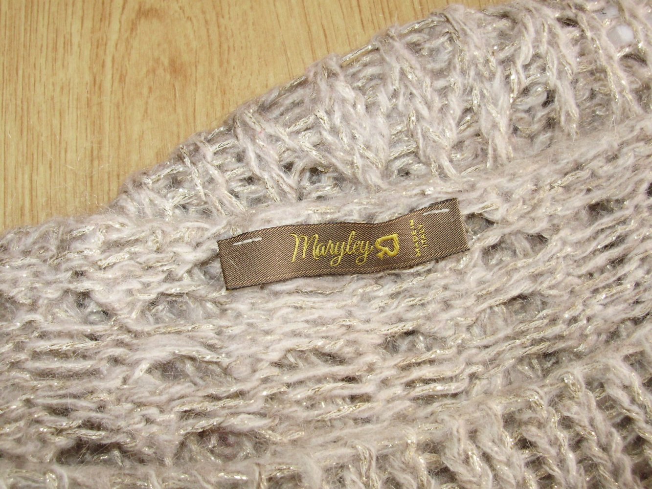 Mary ley Pullover bunt Glitzer S M passend