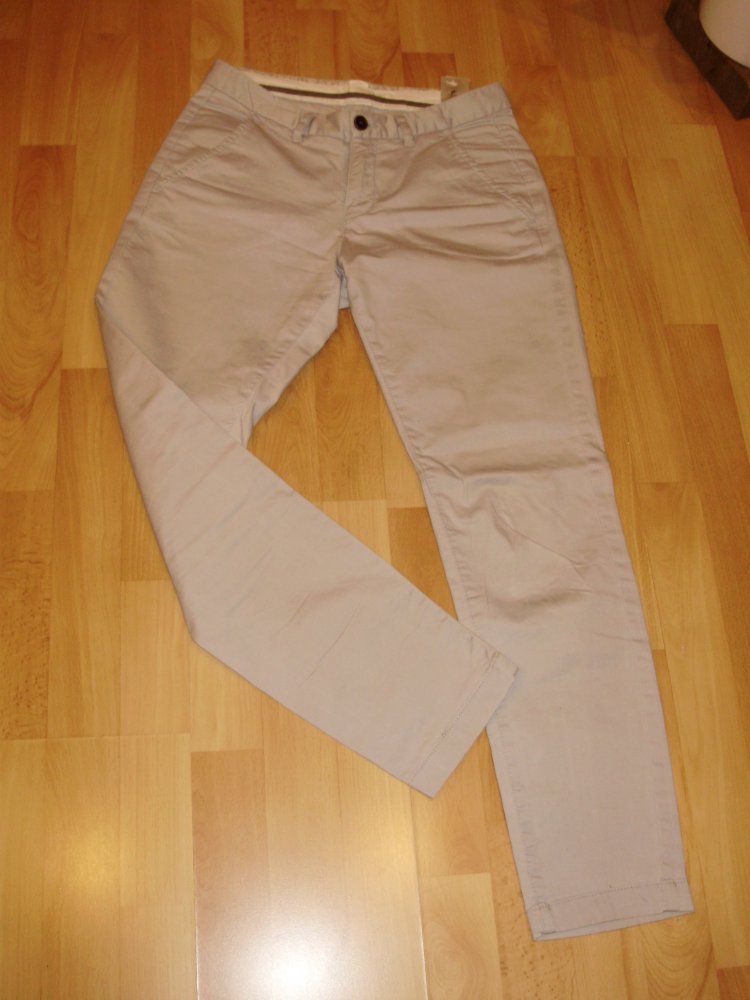 H&M Hose hellgrau Gr 36