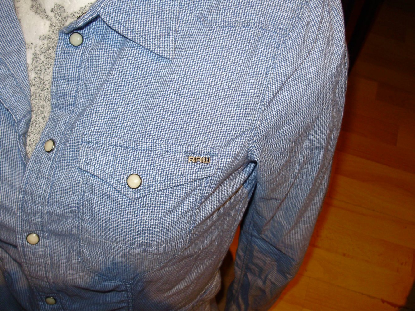 G-Star Raw Jeans Kleid blau Baumwolle S
