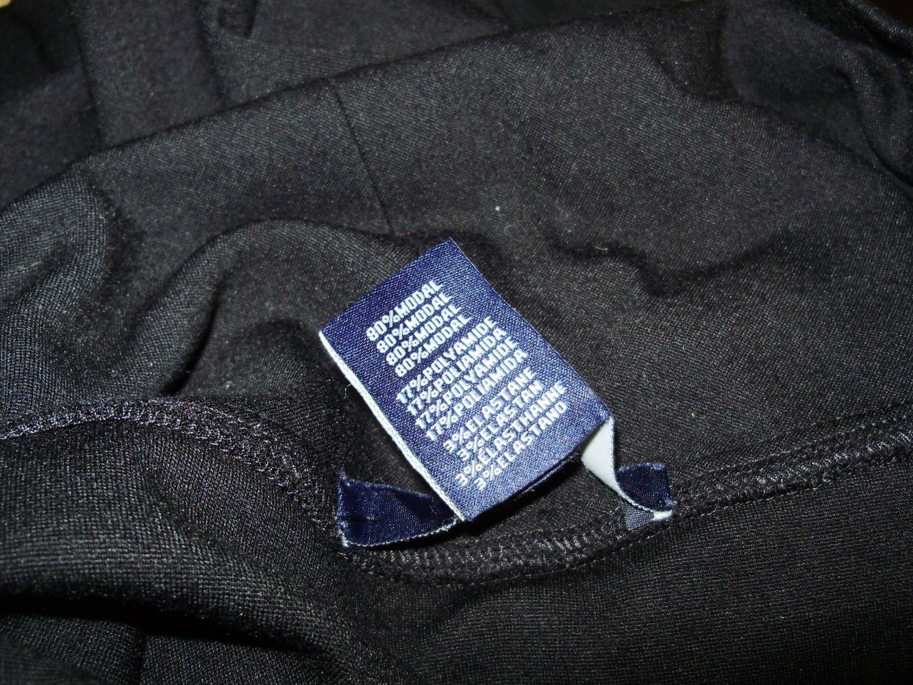 Gant Kleid schwarz Stretch Riegl vorne Gr L