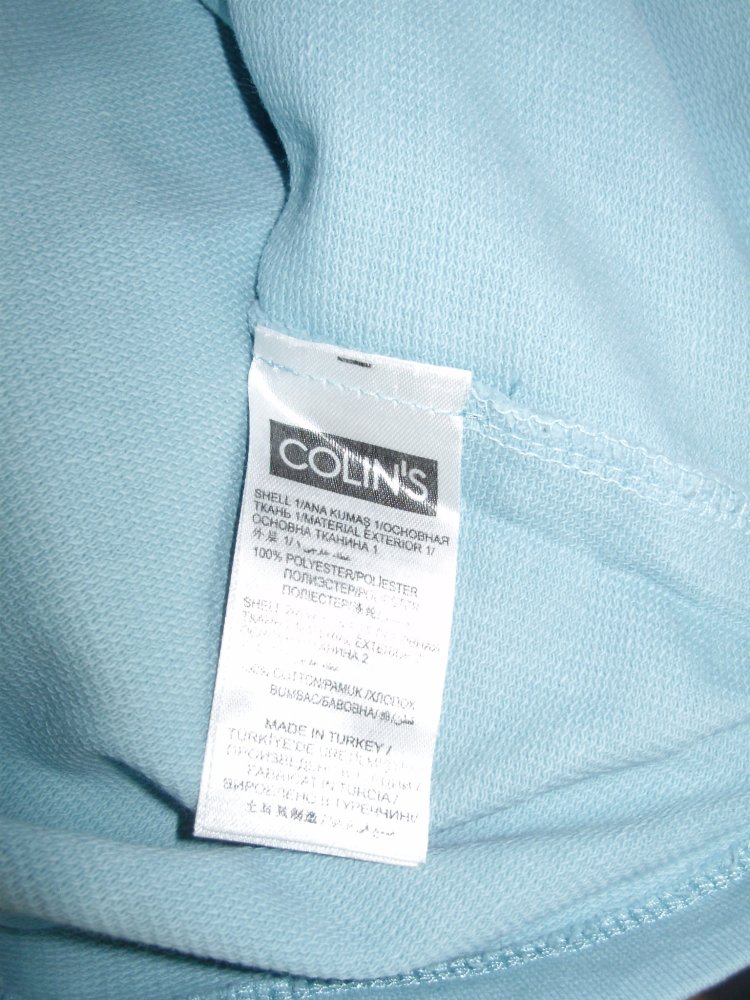 Colins Sweat türkis ausgefallen M