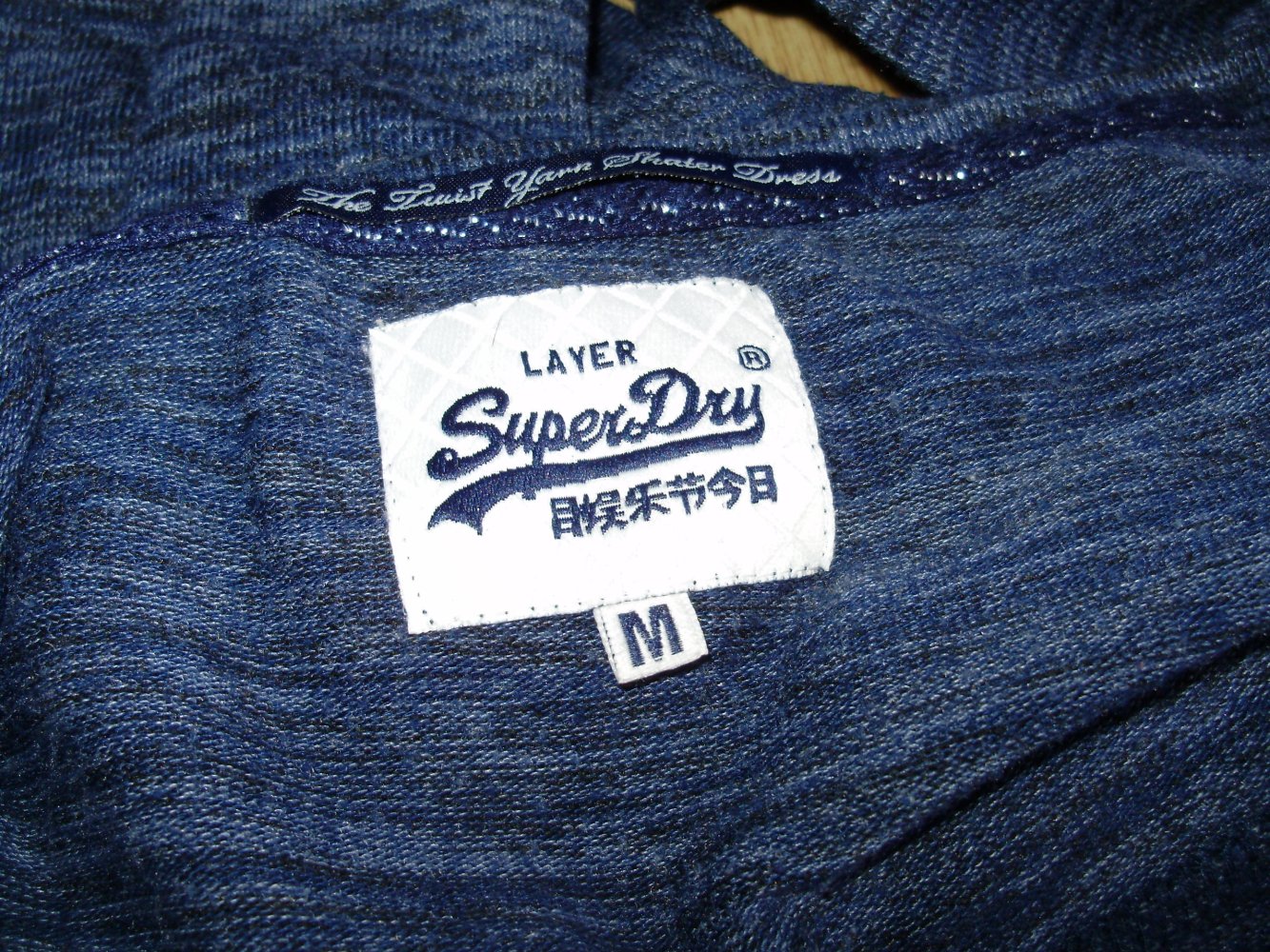 Superdry Kleid blau meliert Rock ausgestellt M