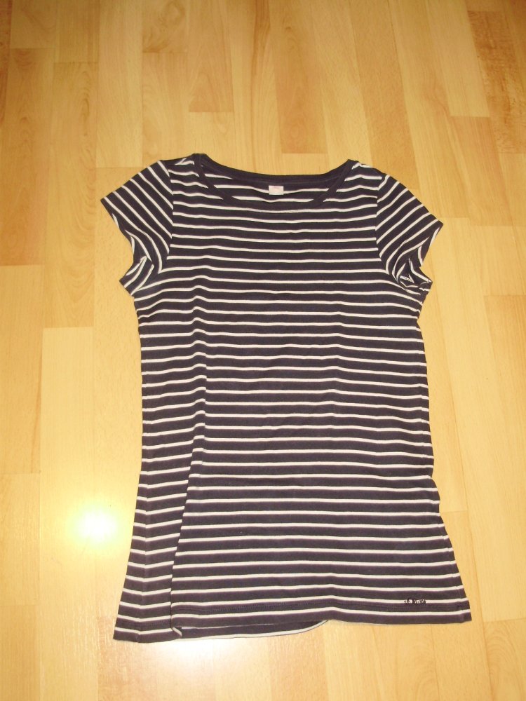 S. oliver Shirt Streifen dblau weiß 36 100% BW